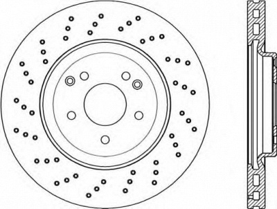 OPEN PARTS bdr224425 -  Тормозной диск